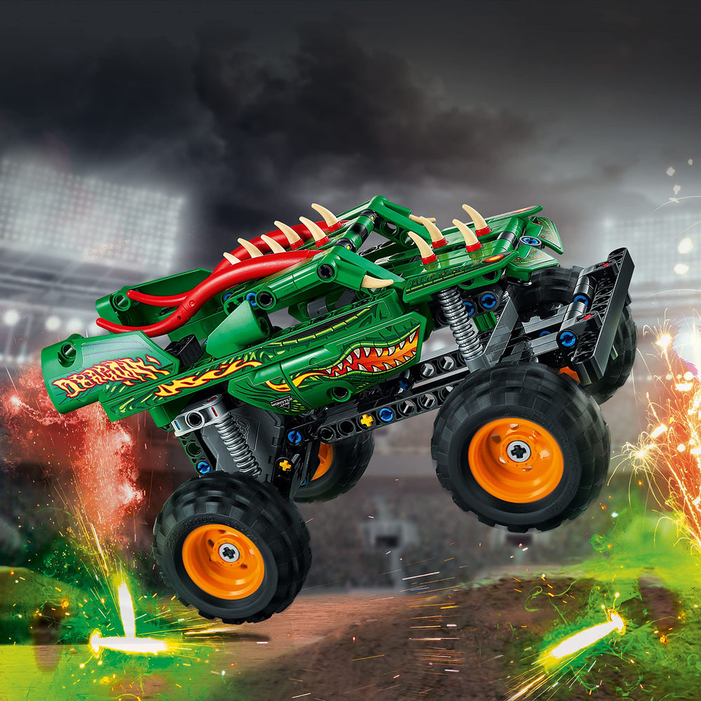 LEGO Technic Monster Jam Dragon 42149 dragon spikes detail ideal for creative display