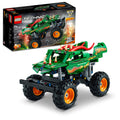 LEGO Technic Monster Jam Dragon 42149 front view highlights dragon spikes for authentic play