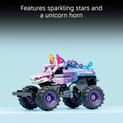 Playset in-action image demonstrates pull-back launch and arena-style tricks