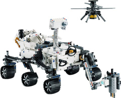 LEGO Technic NASA Mars Rover Perseverance arm in action demonstrating movable mechanisms