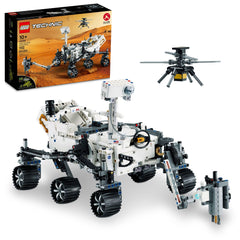 LEGO Technic NASA Mars Rover Perseverance assembly visual for STEM learning and display.