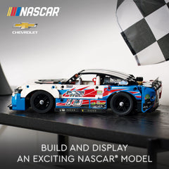 LEGO Technic Camaro ZL1 side profile showcases scale model realism for NASCAR fans