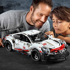 LEGO Technic Porsche 911 RSR packaging and display-ready collectible