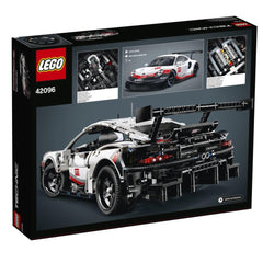 LEGO Technic Porsche 911 RSR black rims and aero body on show