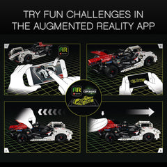 LEGO Technic Porsche 99X build with 422 pieces provides challenge.