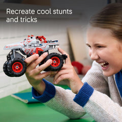 LEGO Technic ThunderROARus demonstrates pull-back action for quick thrills.