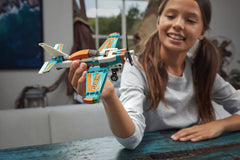 LEGO Technic Race Plane 42117 open engine covers reveal mechanical detail for curious builders