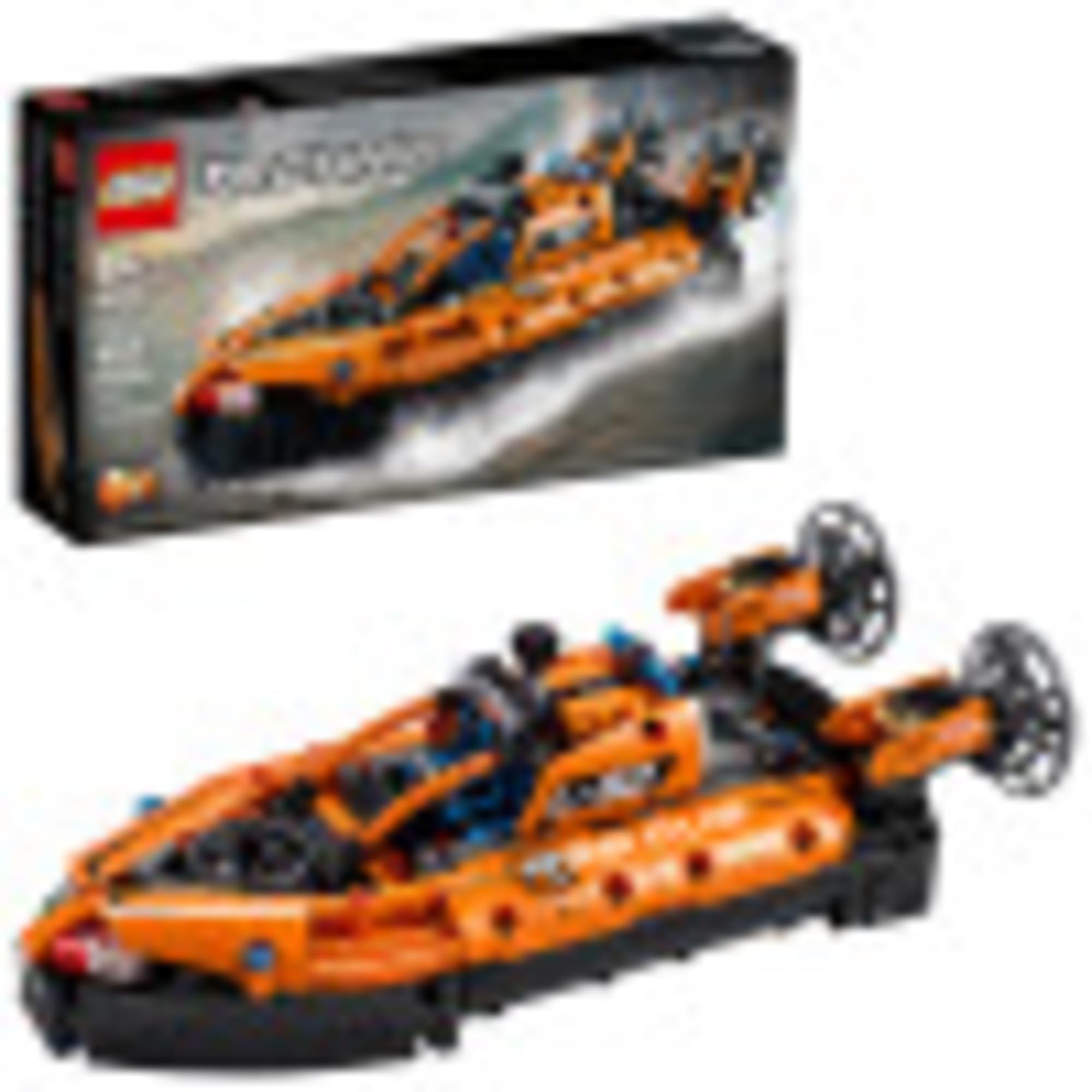 LEGO Technic Rescue Hovercraft 42120 front view for bold rescue adventures