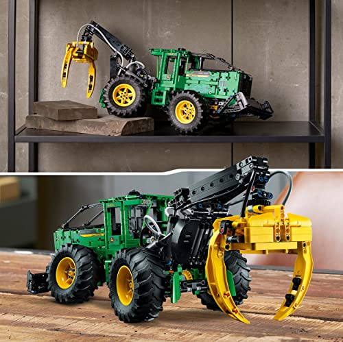 LEGO Technic Skidder John Deere 948L-II app-assisted build experience