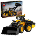 LEGO Technic Volvo L120 front view shows authentic scale and sturdy design for imaginative site missions