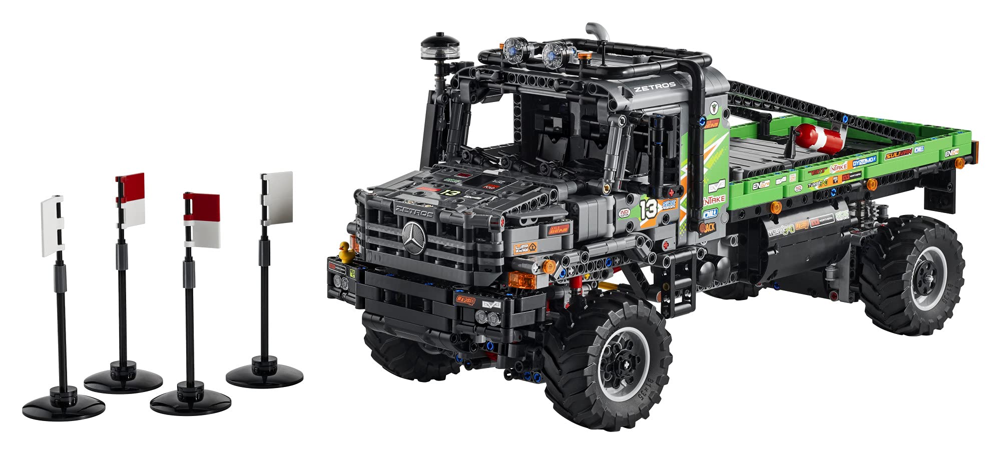 LEGO Technic Zetros differential locking showcases control via app for challenging courses