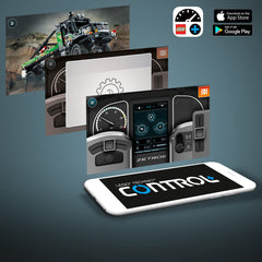 LEGO Technic Zetros obstacle-course setup photo emphasizes play scenarios and terrain testing