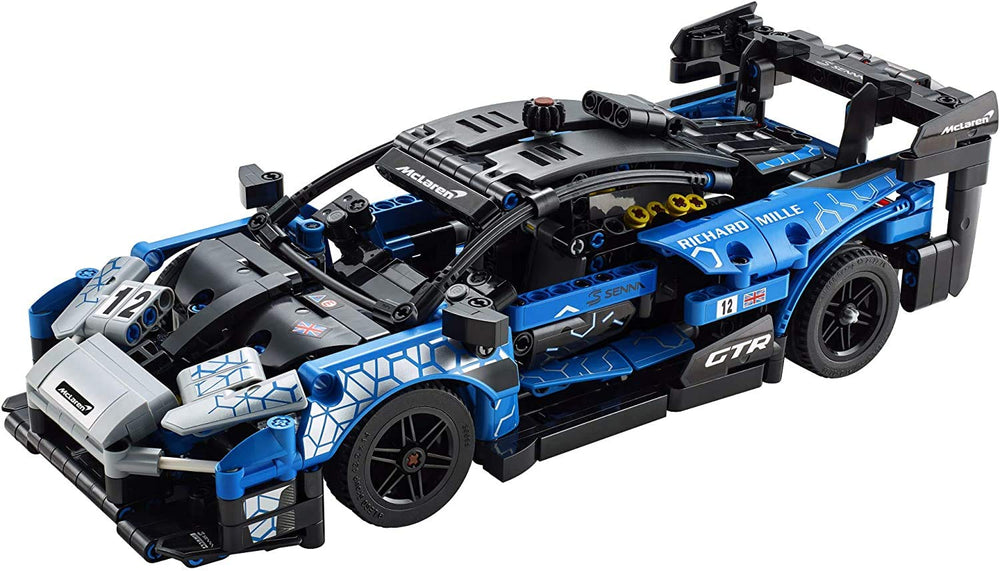 LEGO Technic McLaren Senna GTR 42123 steering wheel action for interactive posing