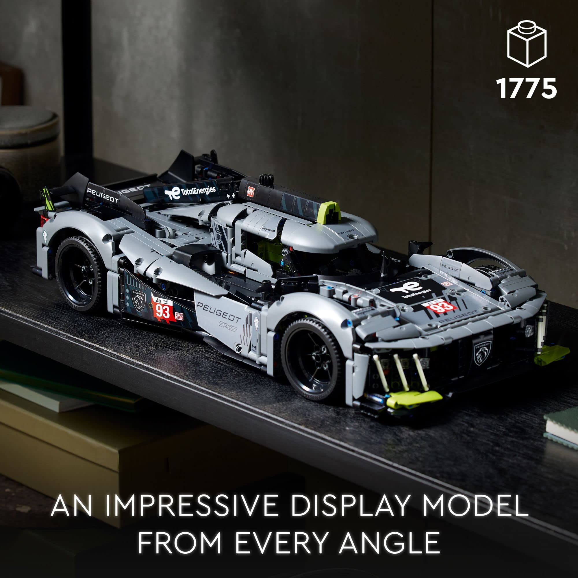 LEGO Technic Peugeot 9X8 assembly steps for focused building sessions
