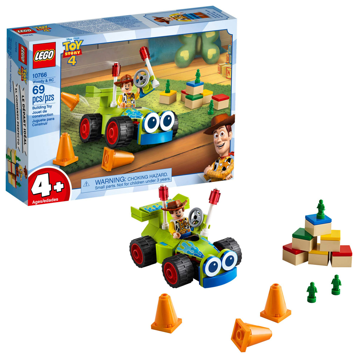 LEGO Toy Story Woody minifigure for storytelling play.