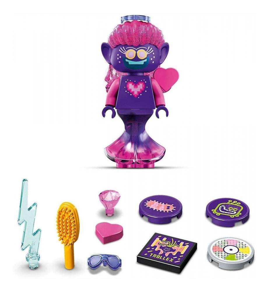 LEGO Trolls dance floor with strobe lights sparks dynamic pretend music