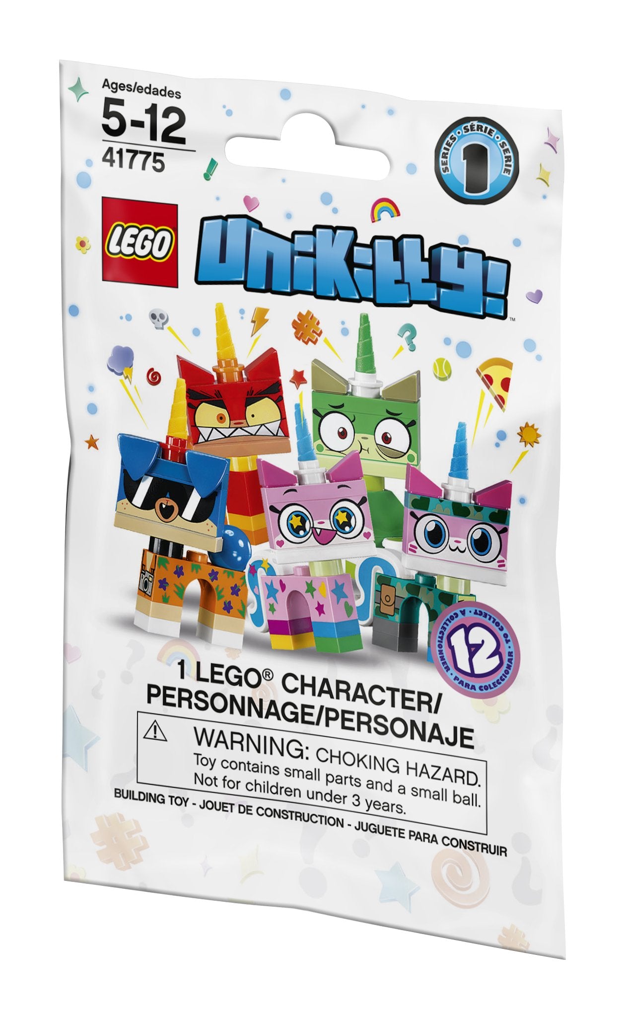 LEGO Unikitty Collectibles Series 1 cloud display plate for showcasing the figure.