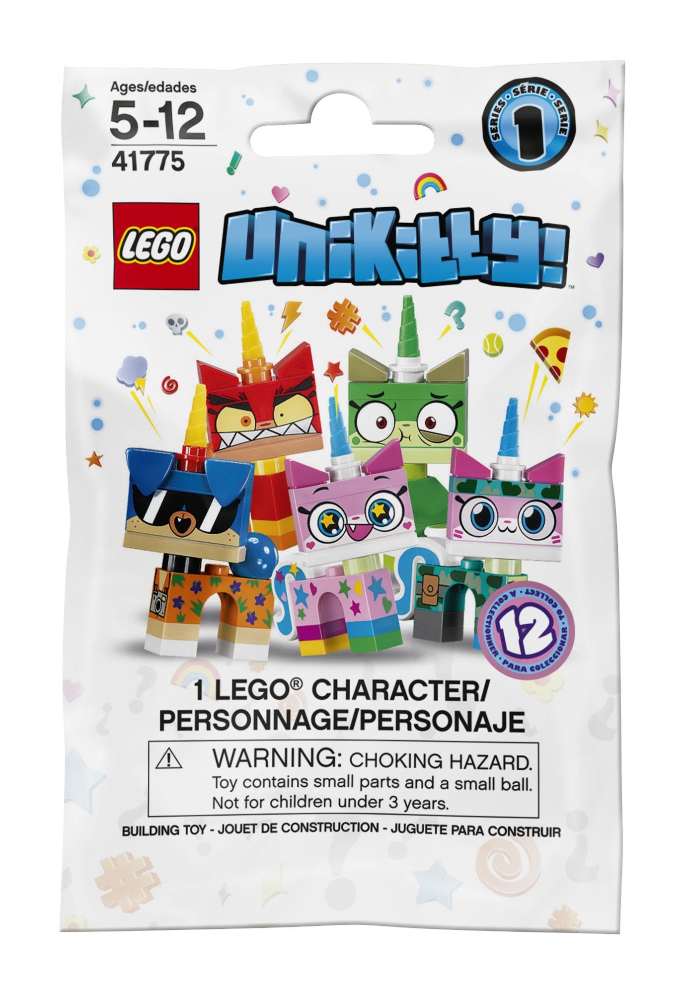 LEGO Unikitty Collectibles Series 1 collector leaflet explains figure details for collectors.