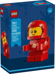 LEGO Up-Scaled Baby Astronaut 40767 face with friendly smile for imaginative play