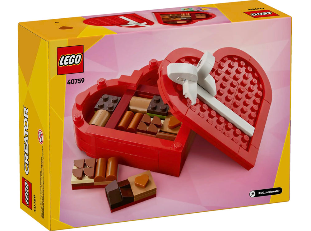 LEGO Valentine’s Day Box is suitable for ages 7+, inspiring creative display and gifting.