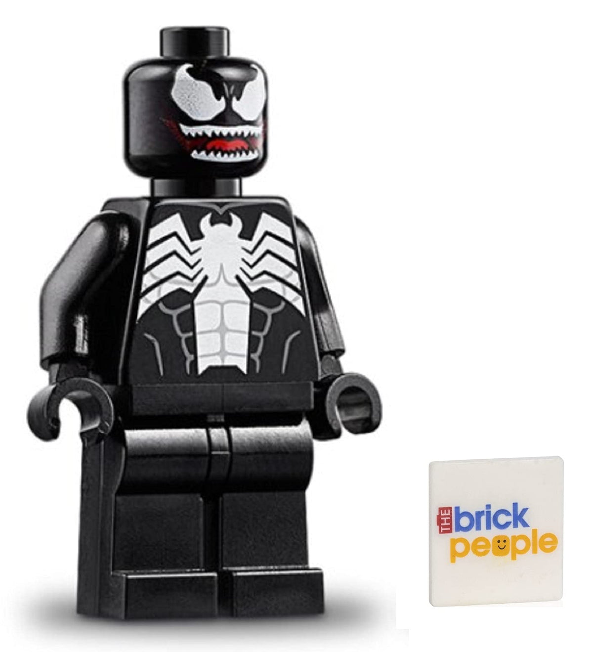 LEGO Venom minifig in battle pose for imaginative play and display