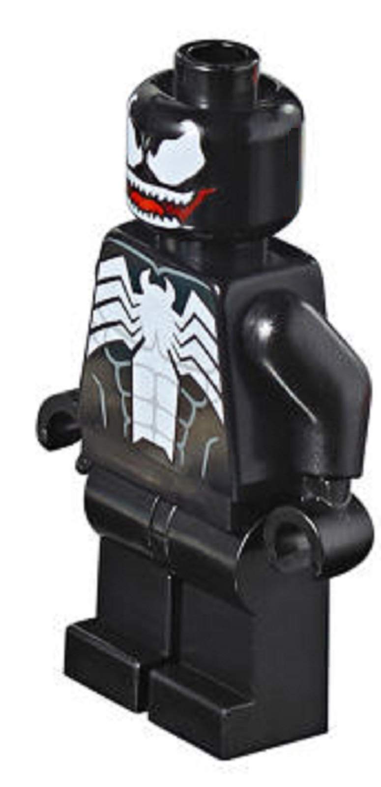 Close-up of LEGO Venom appendages highlighting detailed molding for collectors