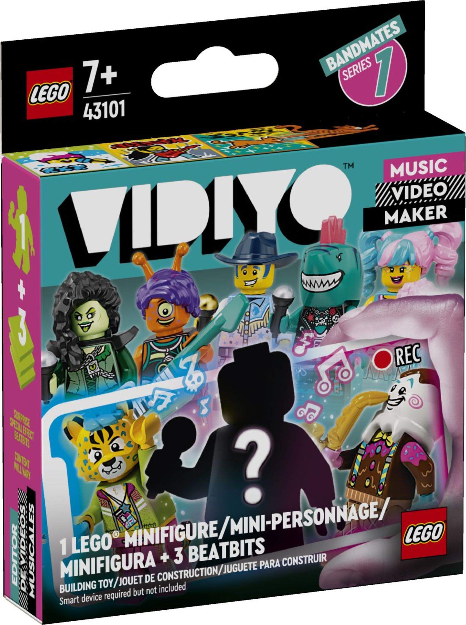LEGO VIDIYO singer Bandmate figure for expressive video scenes