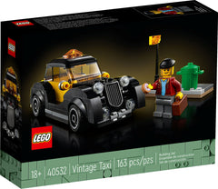 Lego Vintage Taxi 40532 front view shows classic buildability for imaginative play