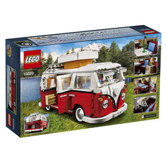 LEGO Volkswagen T1 Camper Van overall display shot for collectors.
