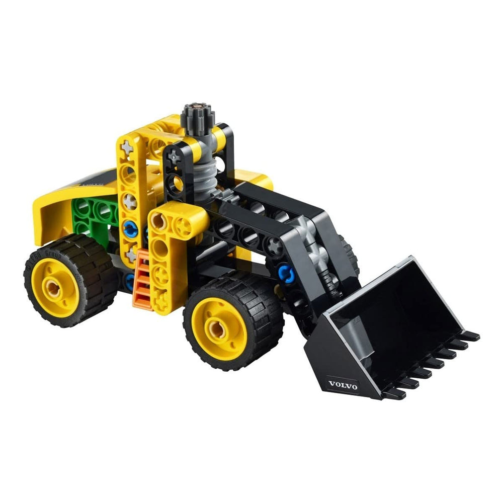 LEGO Volvo backhoe loader model for imaginative construction play