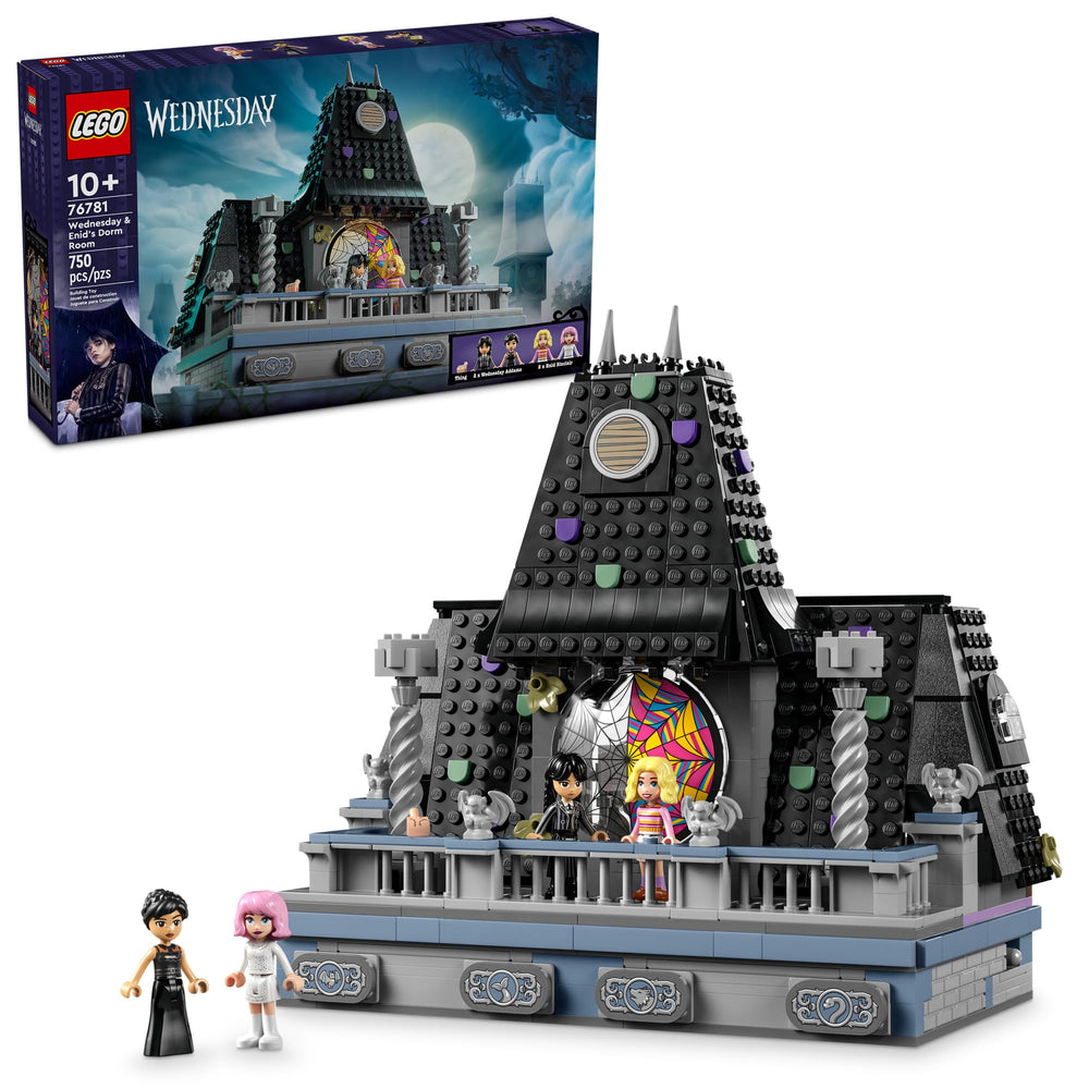LEGO Wednesday Enid dorm room build for immersive mystery storytelling.
