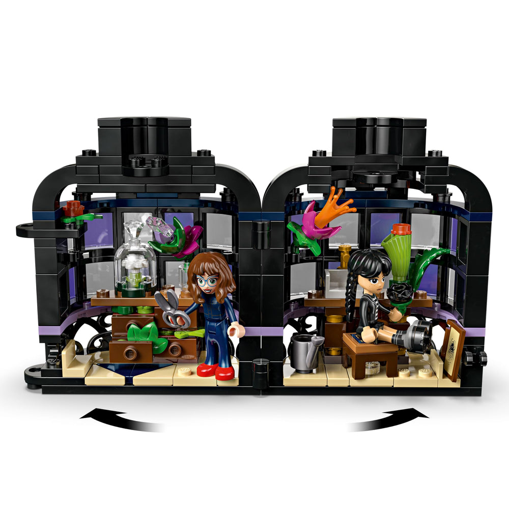 LEGO Wednesday Thornhill minidoll supports imaginative classroom roleplay.