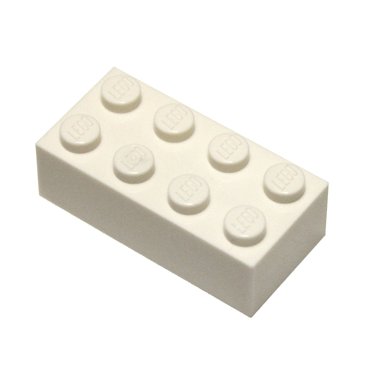 LEGO white 2x4 brick 200-piece bulk set for repairs and custom builds