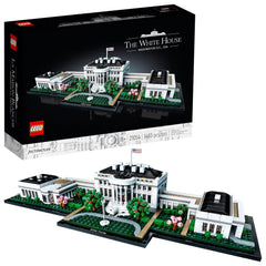 LEGO White House 21054 exterior view for elegant home display.
