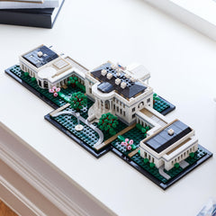 LEGO White House 21054 west wing section with colonnades.