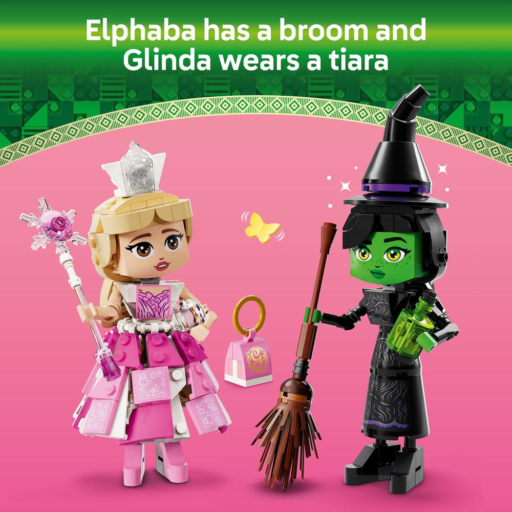 LEGO Wicked Elphaba broom toy adds a dynamic prop for movement during play.