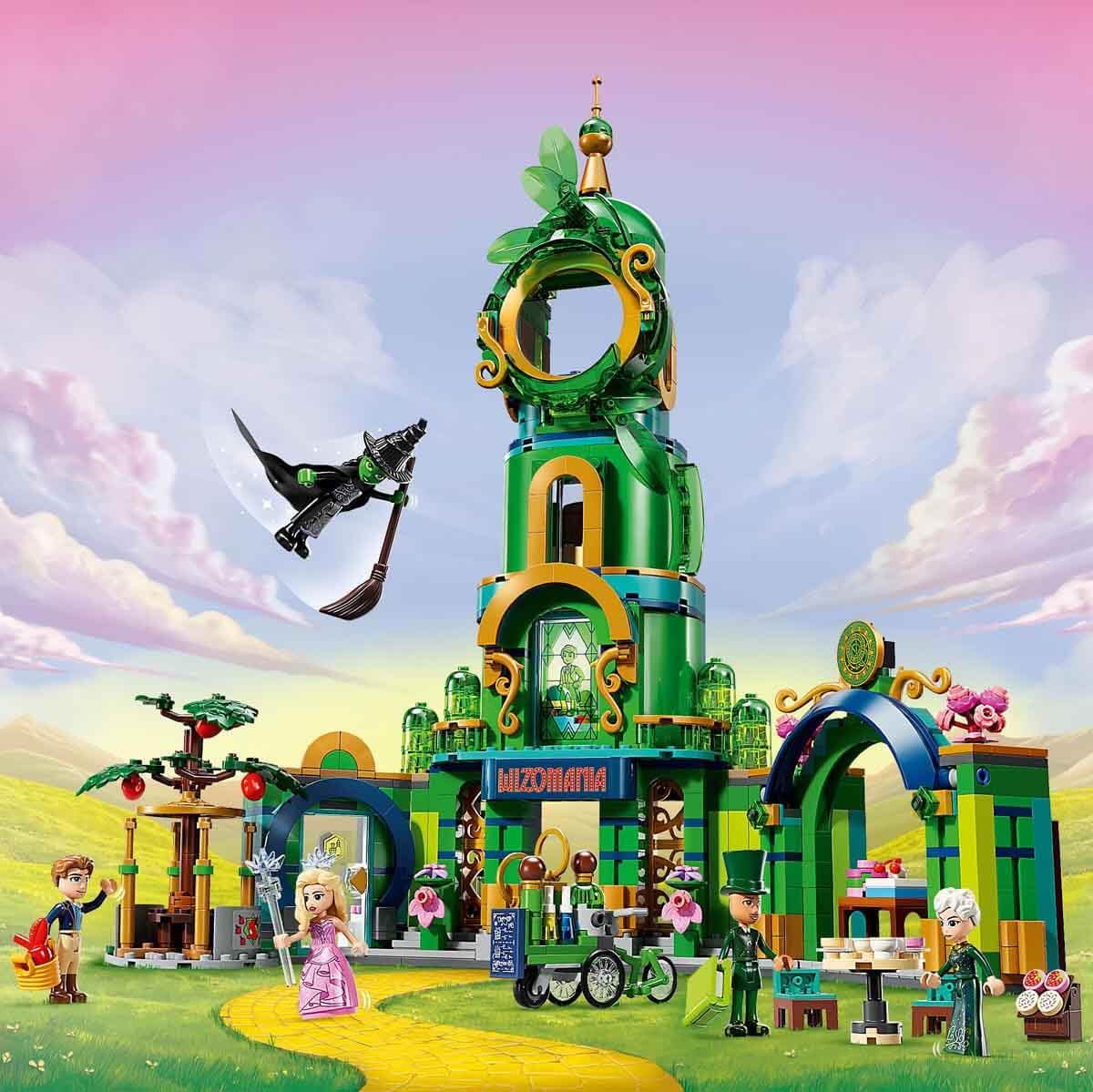 LEGO Wicked Glinda and Elphaba dolls for magical roleplay adventures.
