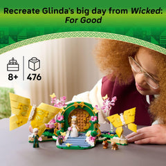 LEGO Wicked Glinda's butterflies opened to reveal the wedding scene.