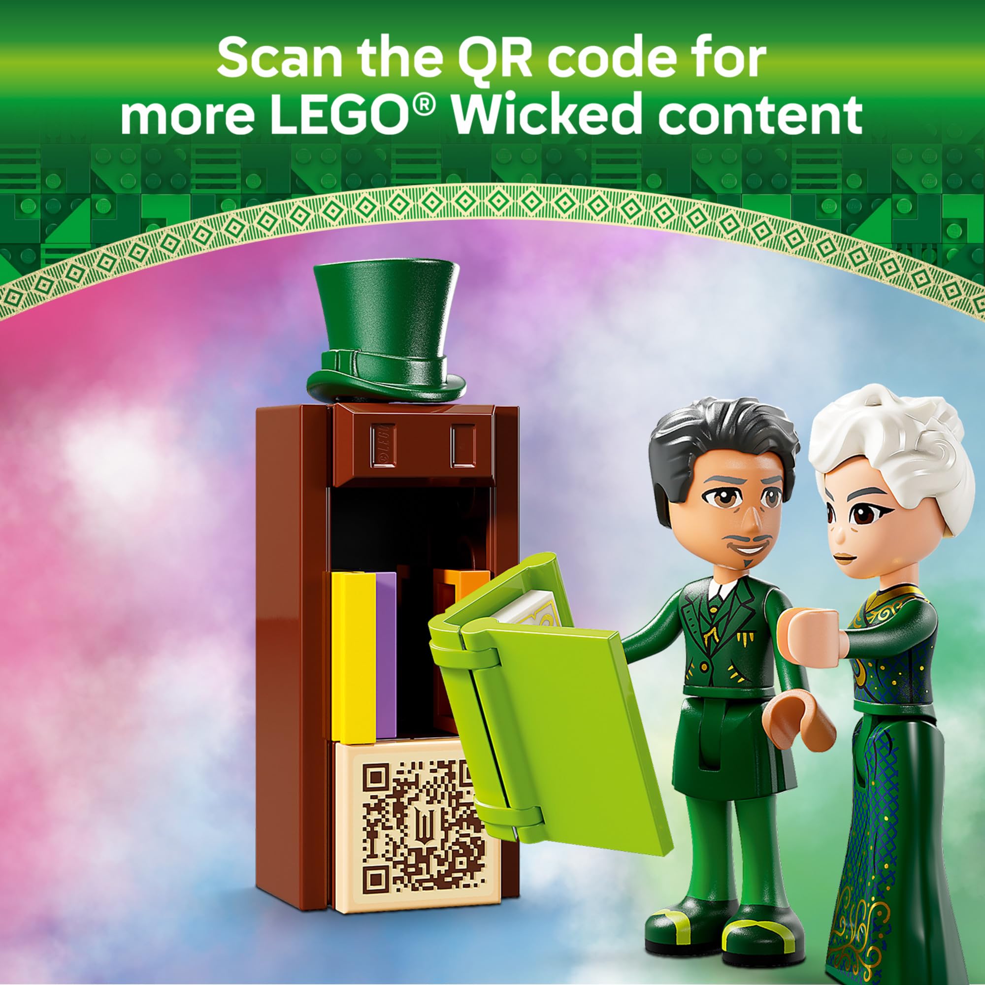 LEGO Wicked Wizard minidoll with balloon detail for iconic scenes