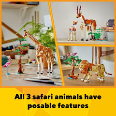 LEGO Creator 3-in-1 Wild Safari Animals: baby gazelle pair adds family storytelling
