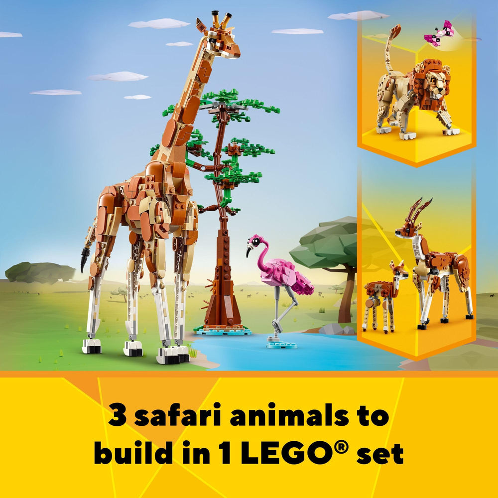 LEGO Creator 3-in-1 Wild Safari Animals: gazelle pair for cooperative storytelling