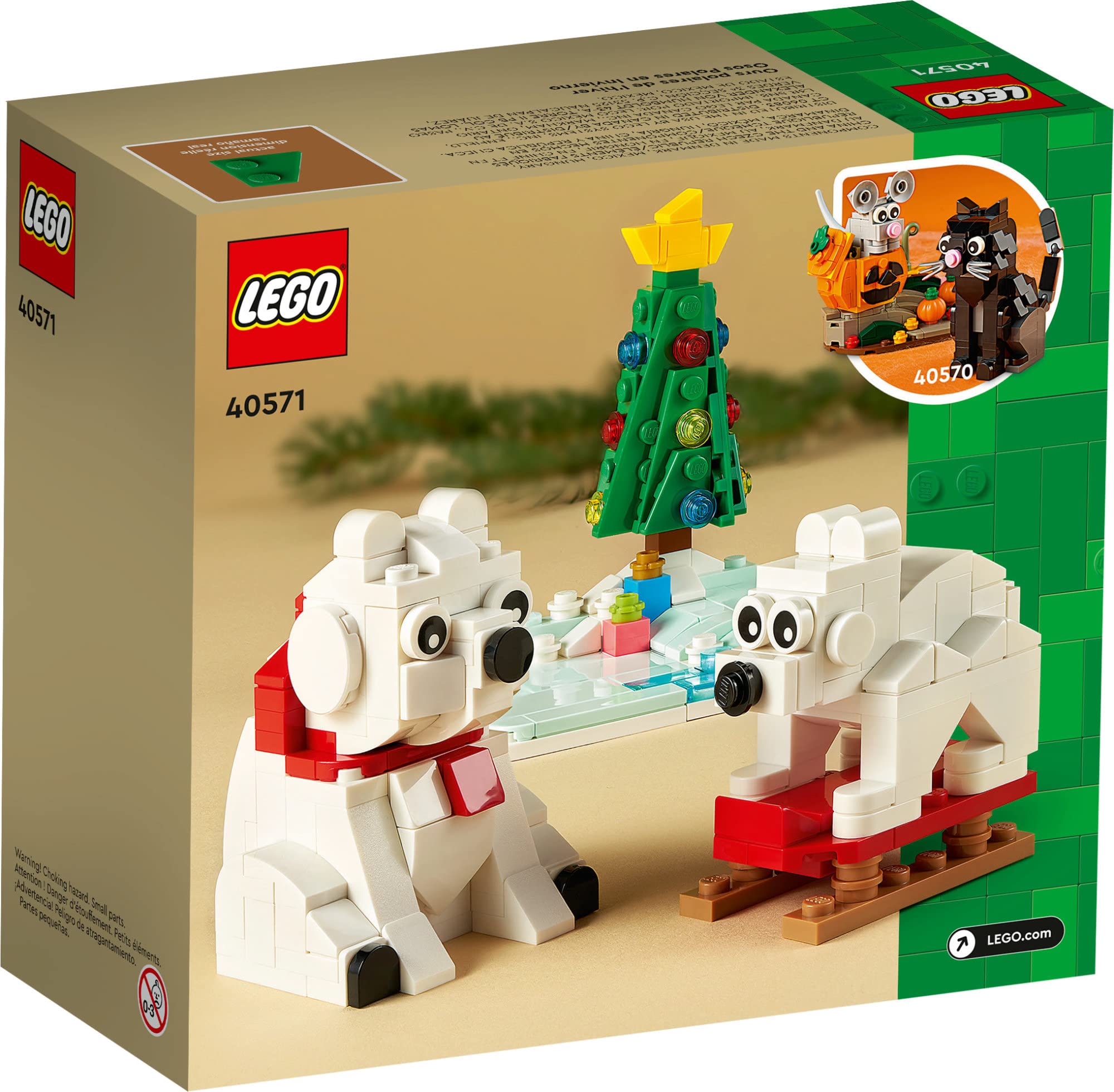 LEGO Wintertime Polar Bears 40571: 312-piece build sparks family fun