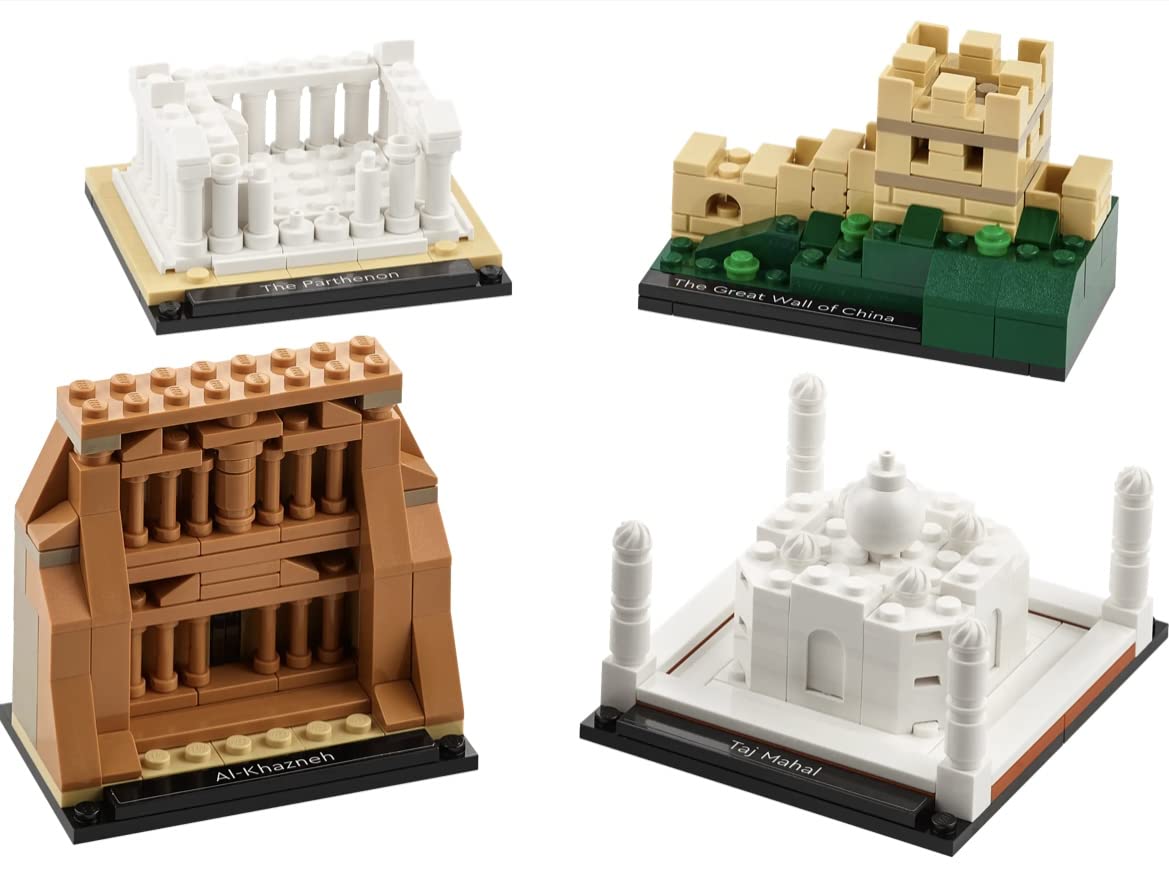 LEGO World of Wonders Parthenon model perfect for creative play and history study.