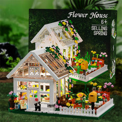 LEGPS YYDS greenhouse build kit with 758 pieces for immersive crafting