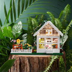 LEGPS YYDS yard, sofa, and mailbox scene for cozy micro-city decor
