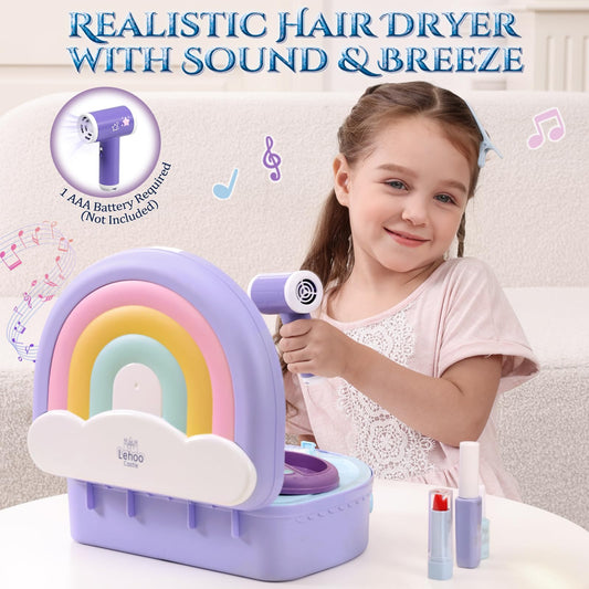Lehoo Castle child makeup kit for pretend makeup sessions and dress-up