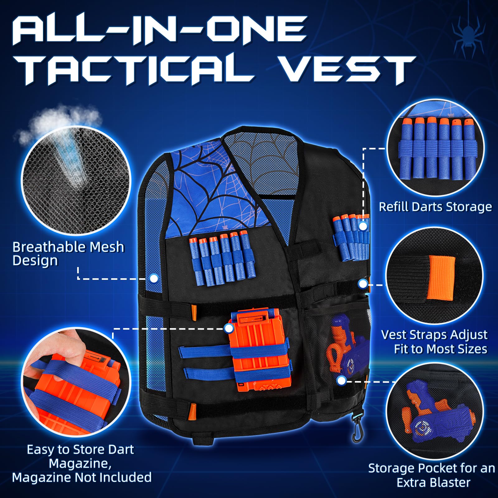 Lehoo Castle 60 soft darts included for safe indoor battles
