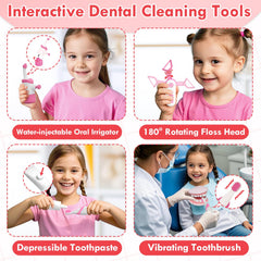 Lehoo Castle girls doctor playset dressed in a doctor costume enhances imaginative role play