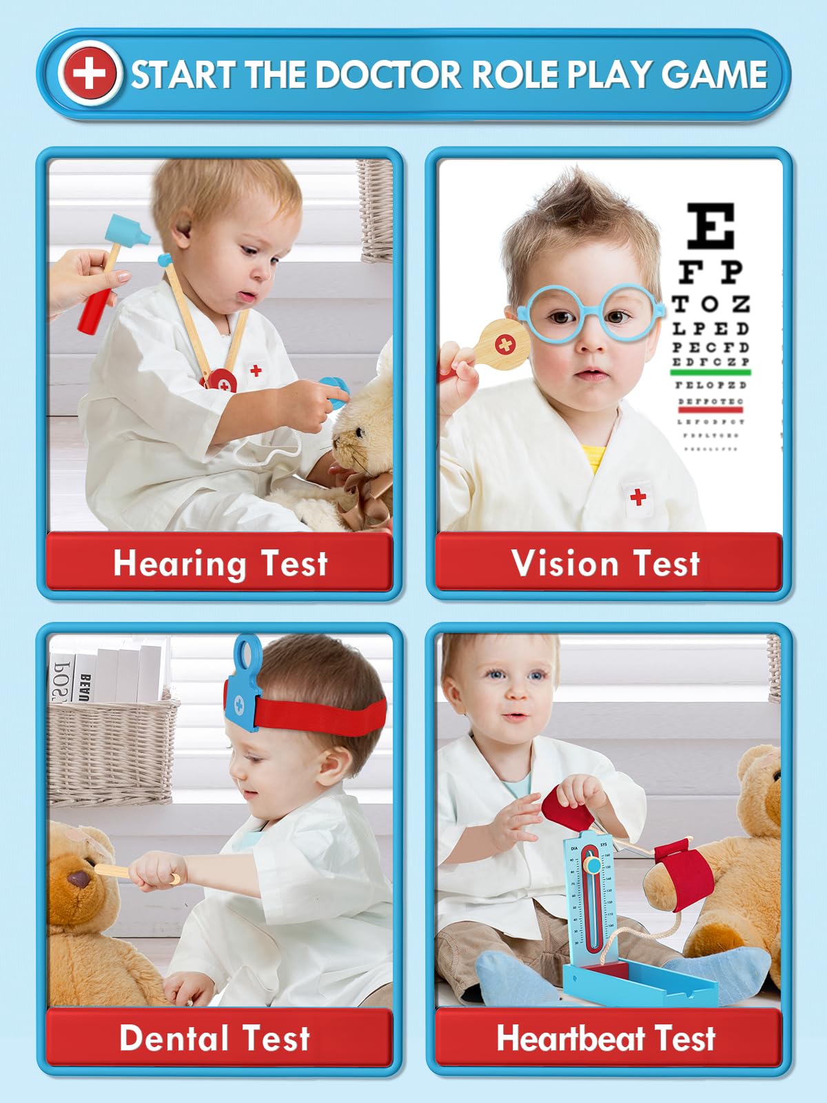 Lehoo Castle organ cards help kids identify body parts during play.