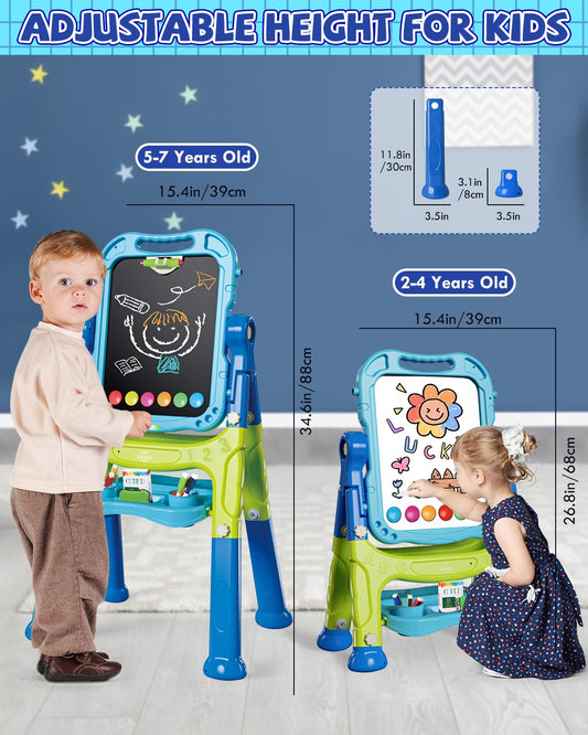 Lehoo Castle easel height adjustable for growing kids.